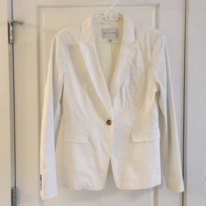 Banana Republic white blazer